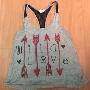 Touch Blue Tank Top